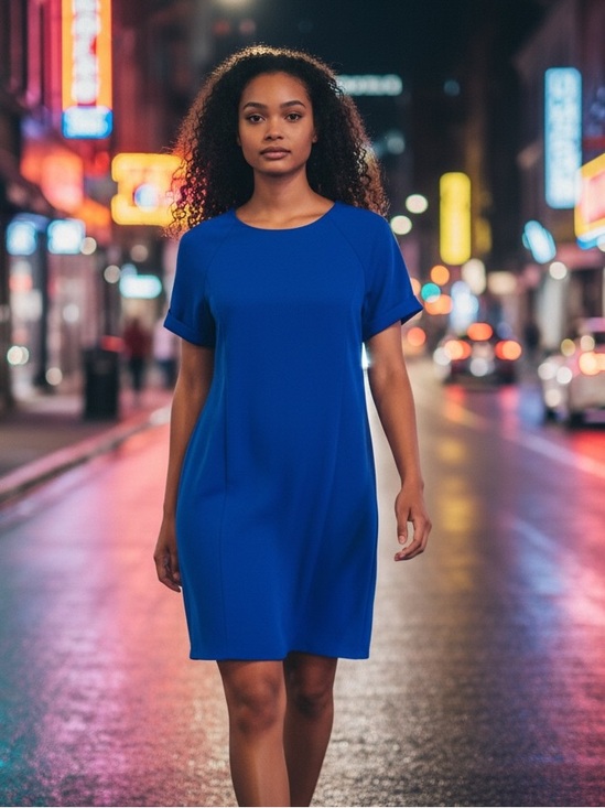 Green Envelope Dresses & Skirts - Green Envelope Sheath Dress NWT Casual Couture Cobalt Blue Dress Women’s Medium